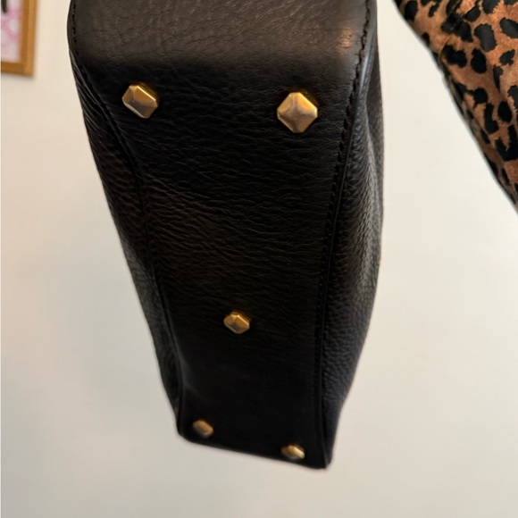 MCM Black Leather Shoulder Bag - Picture 5 of 6